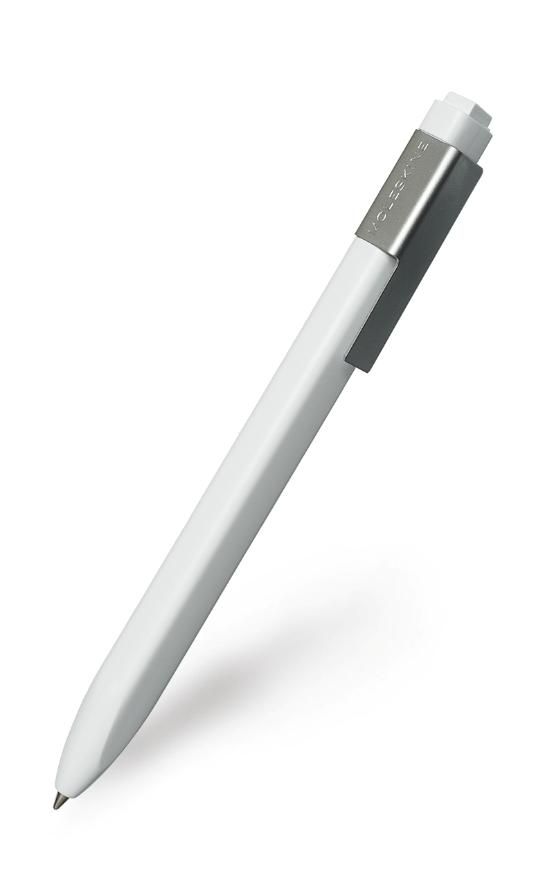Guľôčkové pero Plus Click biele 0,5 mm