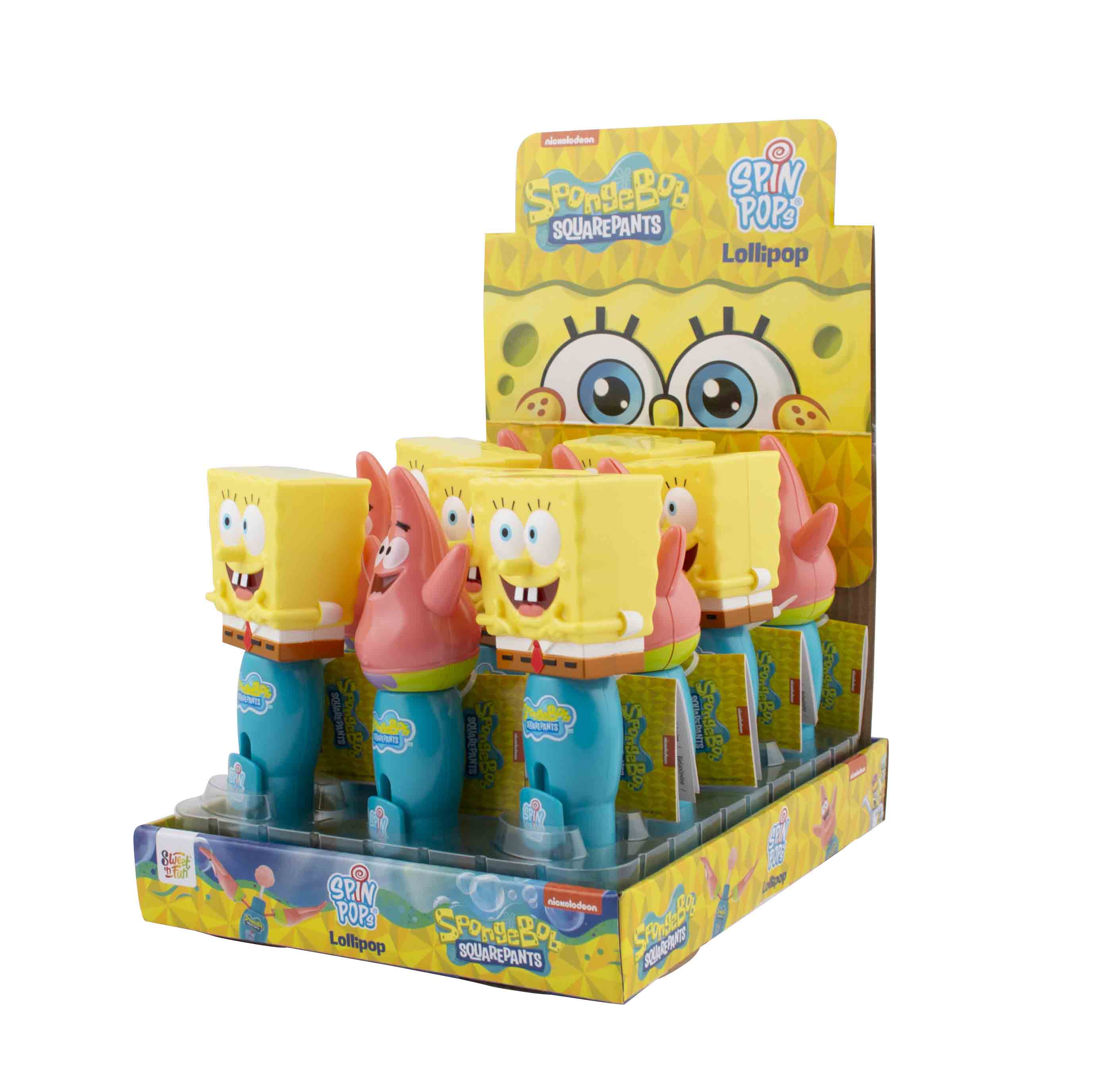 Sponge Bob spin pop - 12 ks