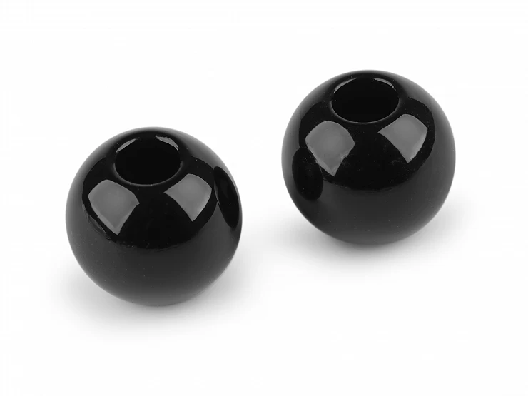 Plastové voskové korále Ø30 mm - 2ks