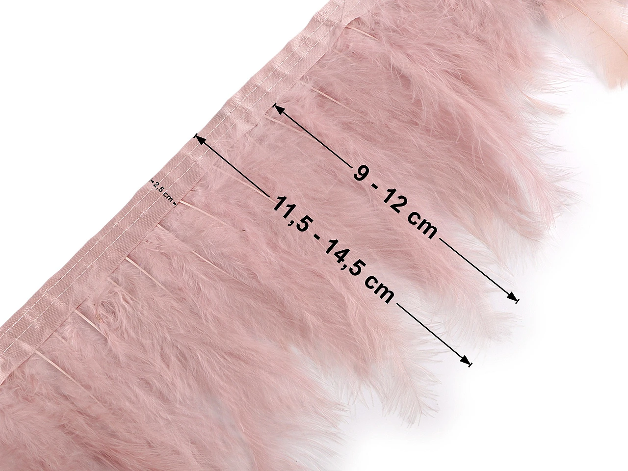 Prámik - morčacie perie šírka 9-12 cm- 2m