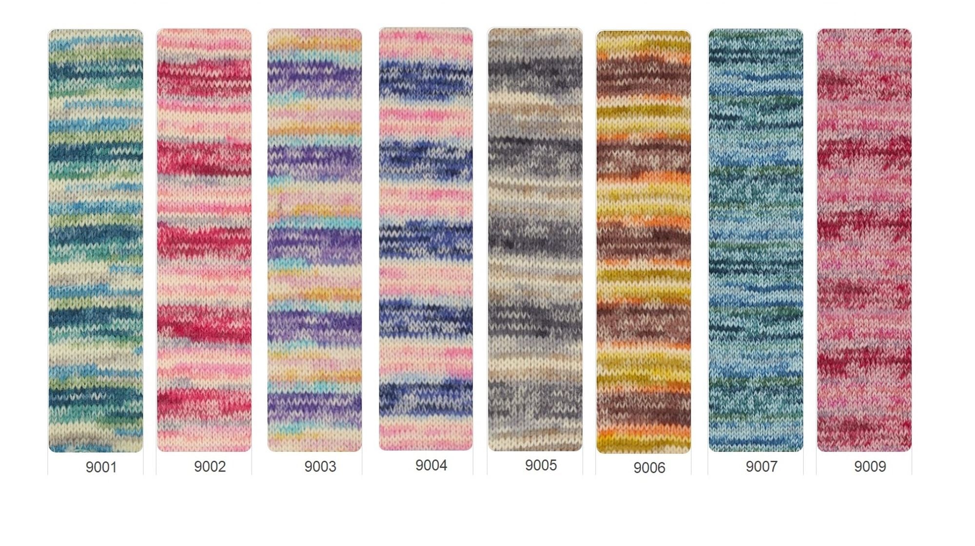 Pletacia vlnená ponožková priadza Alize Superwash Artisan 100g