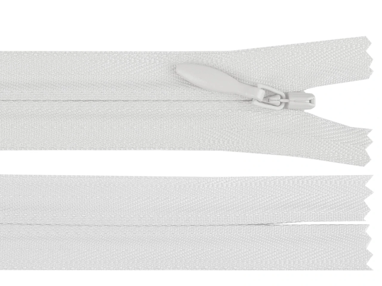 Špirálový zips skrytý YKK No 3 dĺžka 60 cm- 1ks