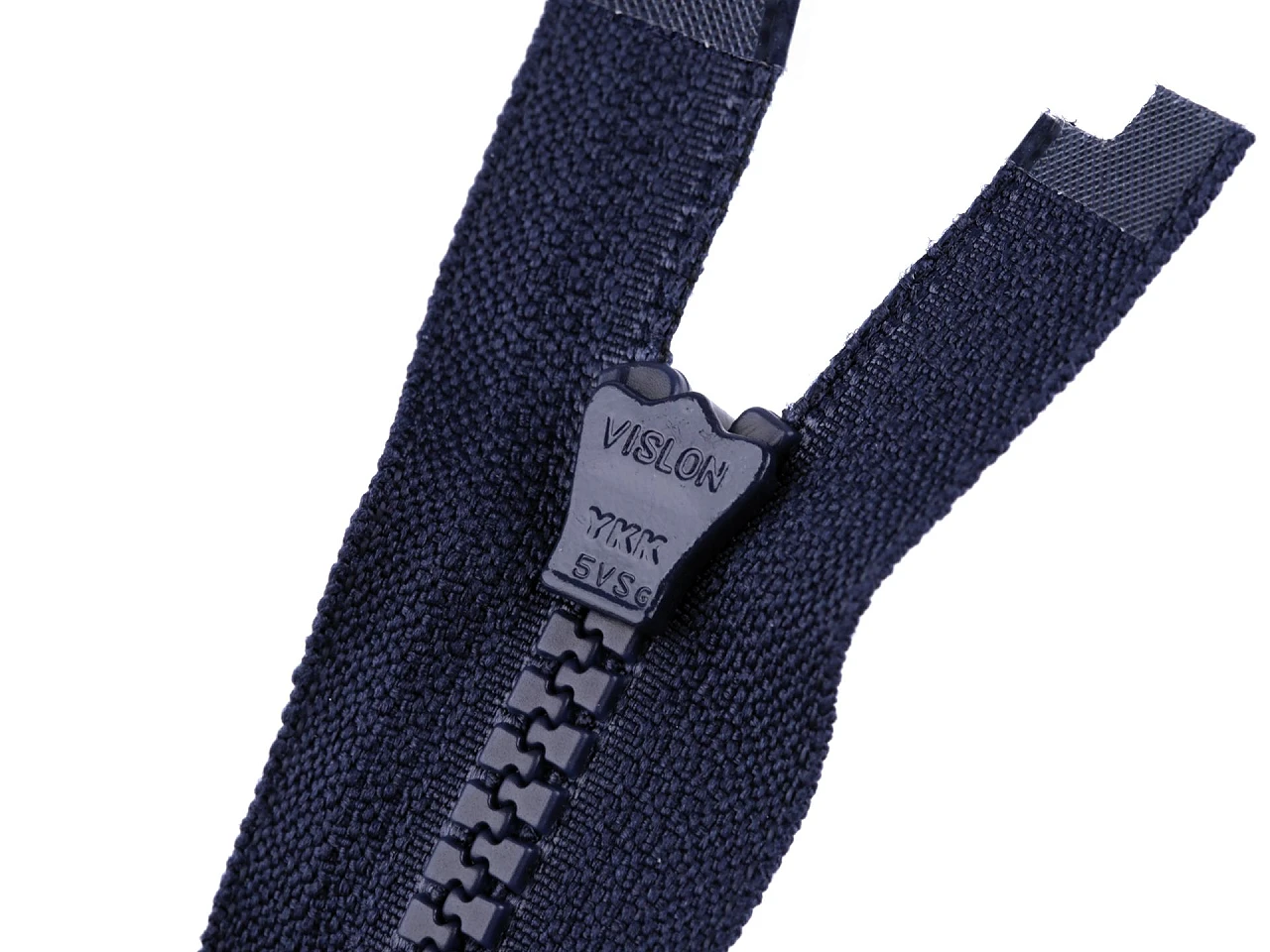 Kostený zips YKK No 5 dĺžka 60 cm bundový- 1ks