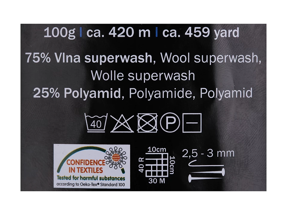 Pletacia priadza Vlna-Hep Best Socks samovzorovacia / ponožkovka 100g