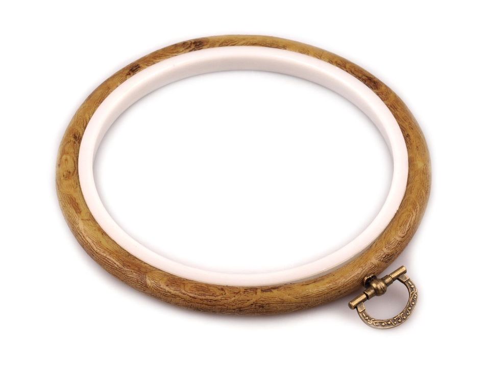 Vyšívací kruh / rámček na zavesenie Ø12 cm- 1ks