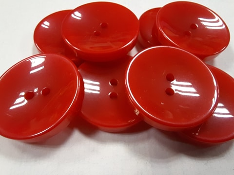 Červený gombík   Ø 28mm - 1 ks