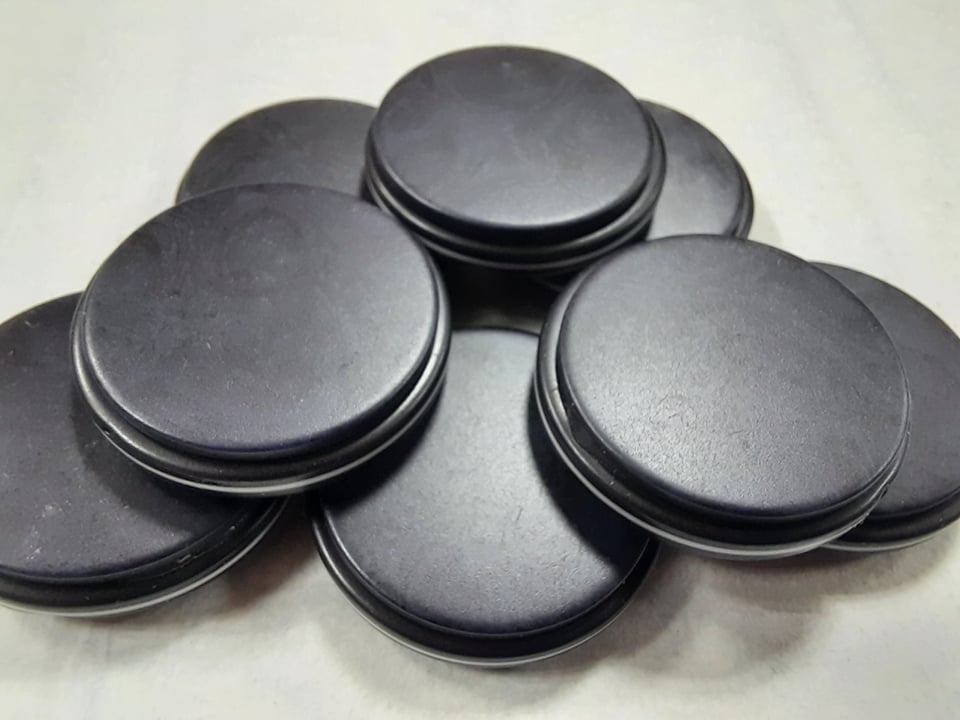 Tmavomodrý gombík gombík  Ø 34mm - 1 ks