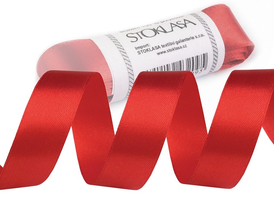 Atlasová stuha zväzky po 5 m šírka 20 mm