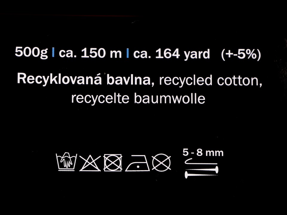 Bavlnená pletacia priadza Vlna-Hep Twist 500g