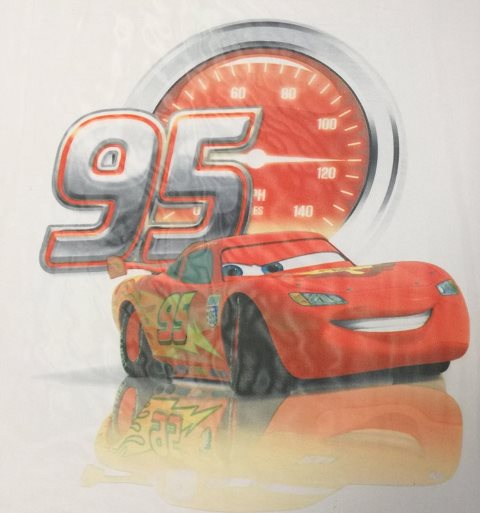 ZÁCLONA DISNEY METRÁŽ - McQUEEN voál - Posledný kus 60cm!!!