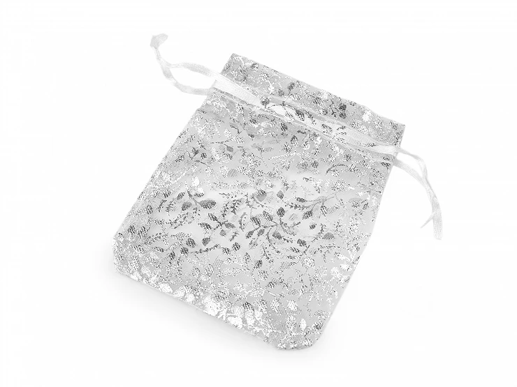 Darčekové vrecúško 9x11 cm organza - 5 ks