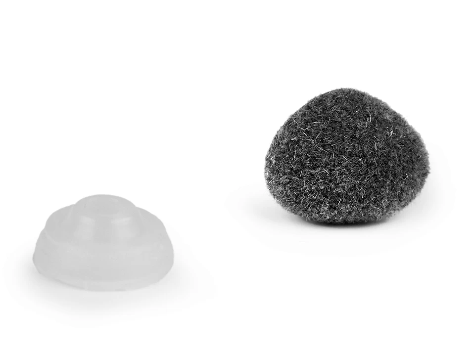 Ňufák zamatový s poistkou 10x12 mm- 5sada