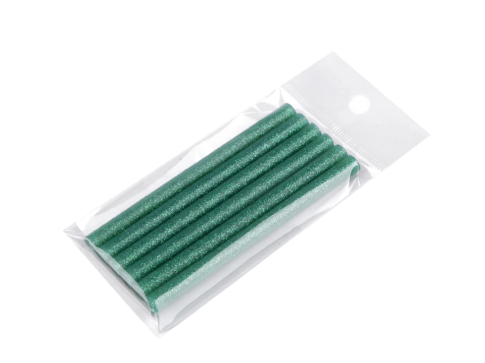 Tavné lepidlo Ø7 mm s glitrami-6ks