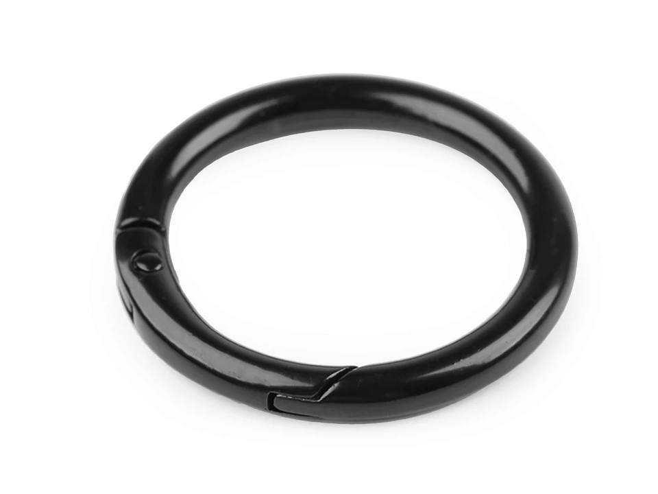 Karabína okrúhla na kabelky / krúžok na kľúče Ø32 mm - 1 ks