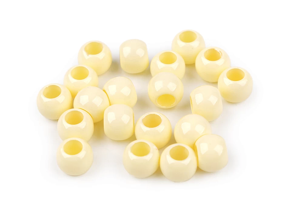 Plastové korálky Ø12 mm - 20 ks
