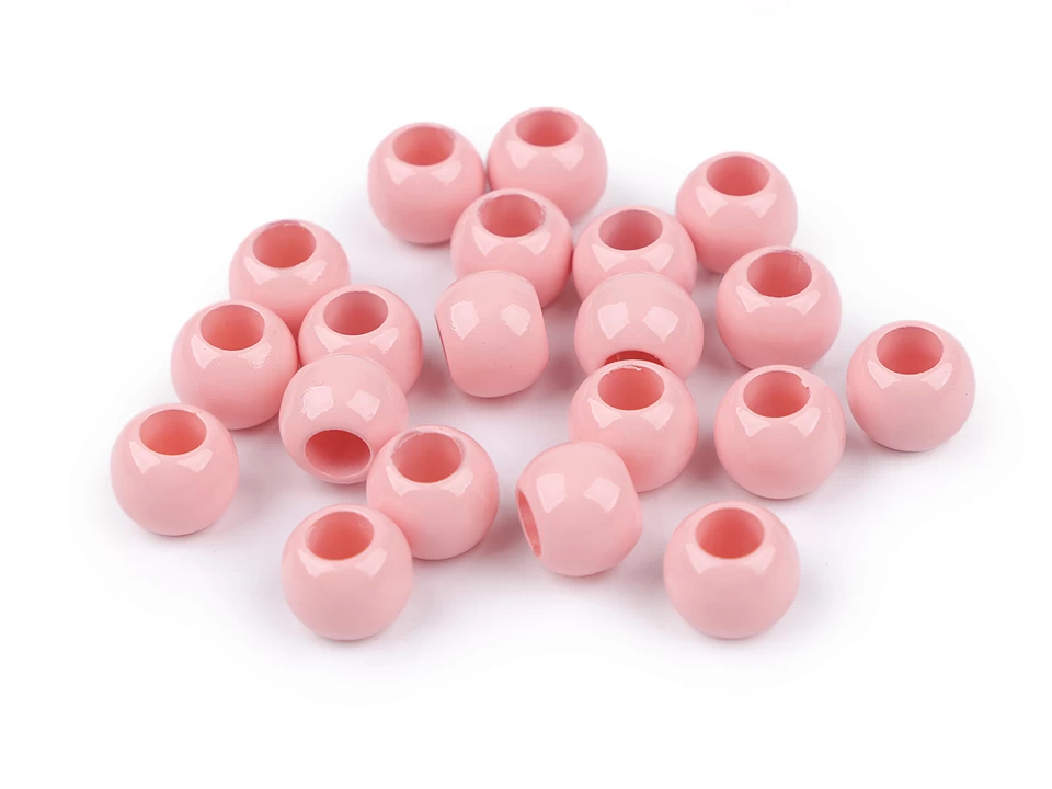 Plastové korálky Ø12 mm - 20 ks