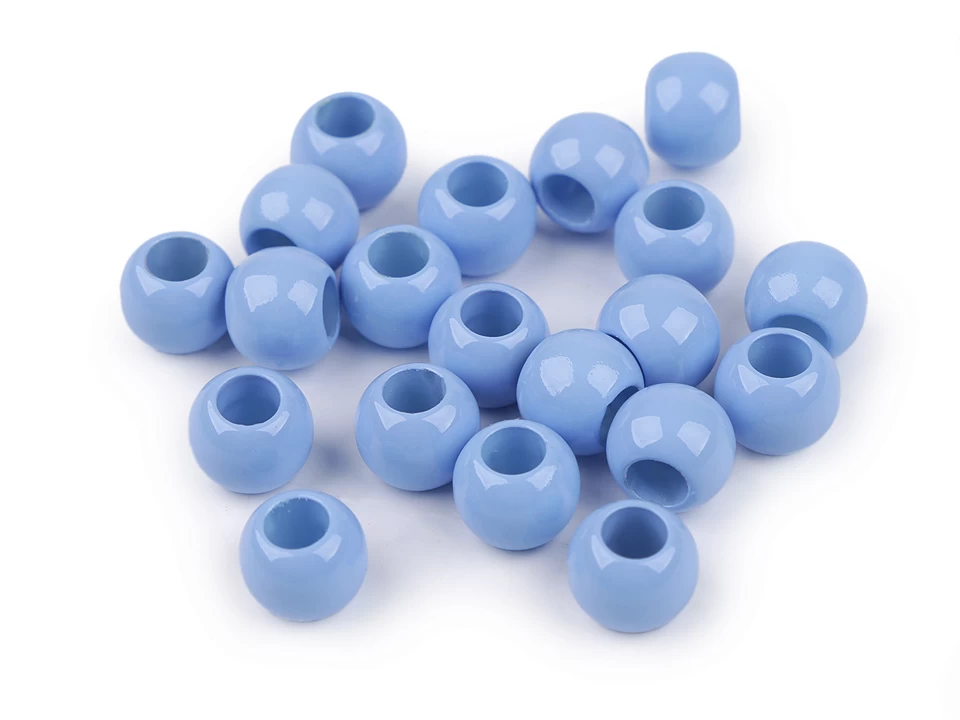 Plastové korálky Ø12 mm - 20 ks