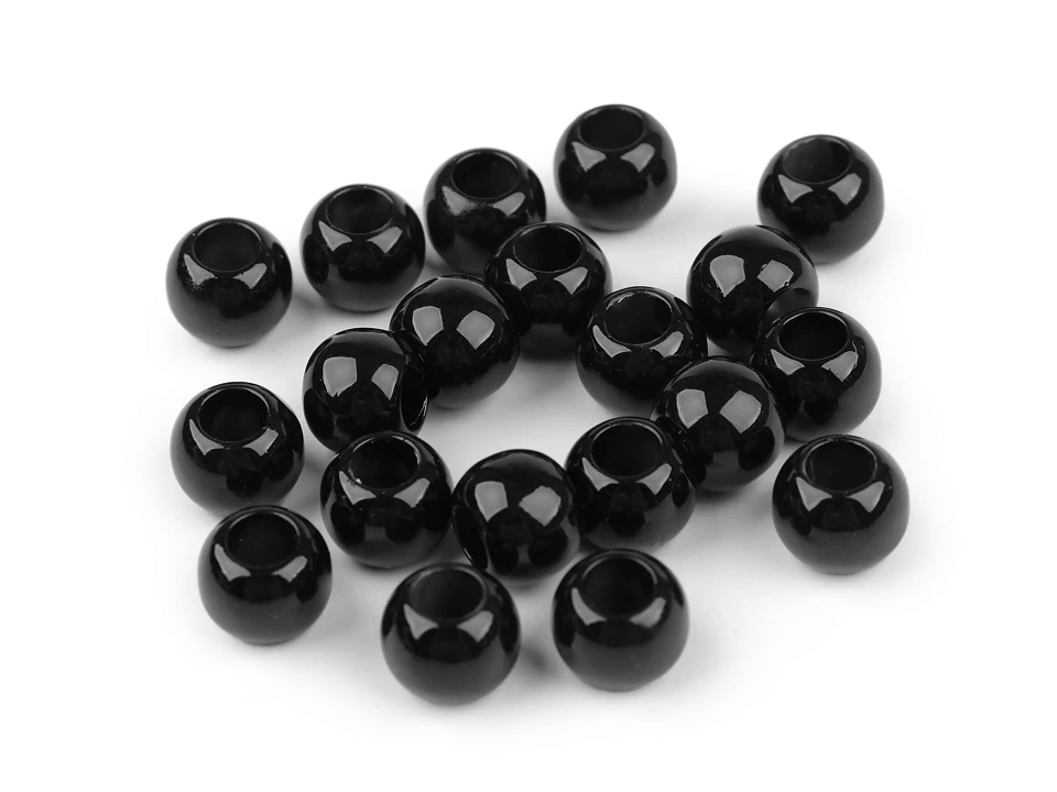 Plastové korálky Ø12 mm - 20 ks