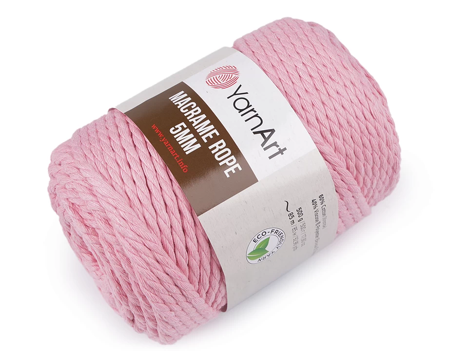 Pletacia priadza YarnArt Macrame Rope 5 mm 500g