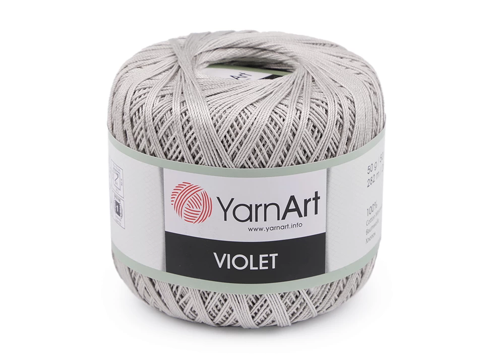 Bavlnená priadza háčkovacia YarnArt Violet 50g
