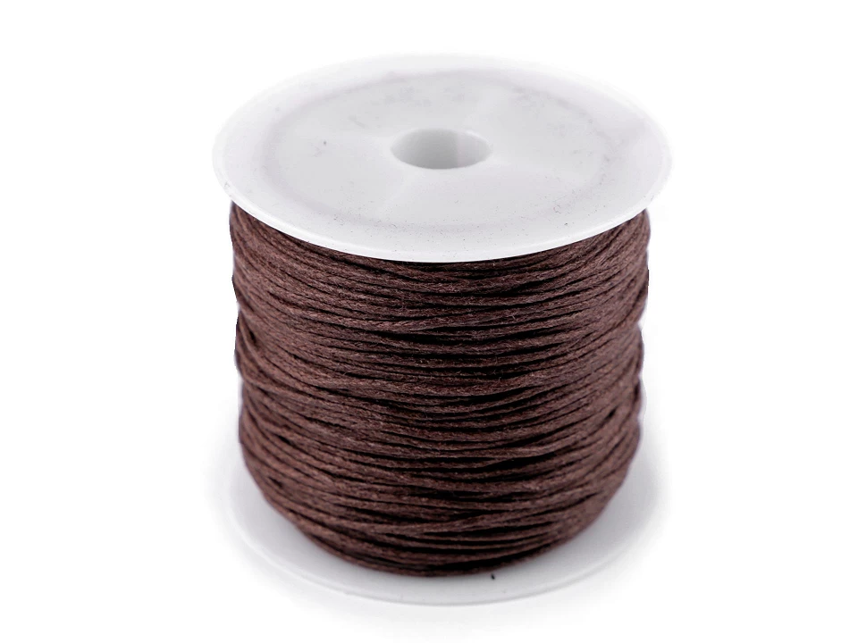 Šnúra bavlnená Ø0,8 mm voskovaná - 1ks