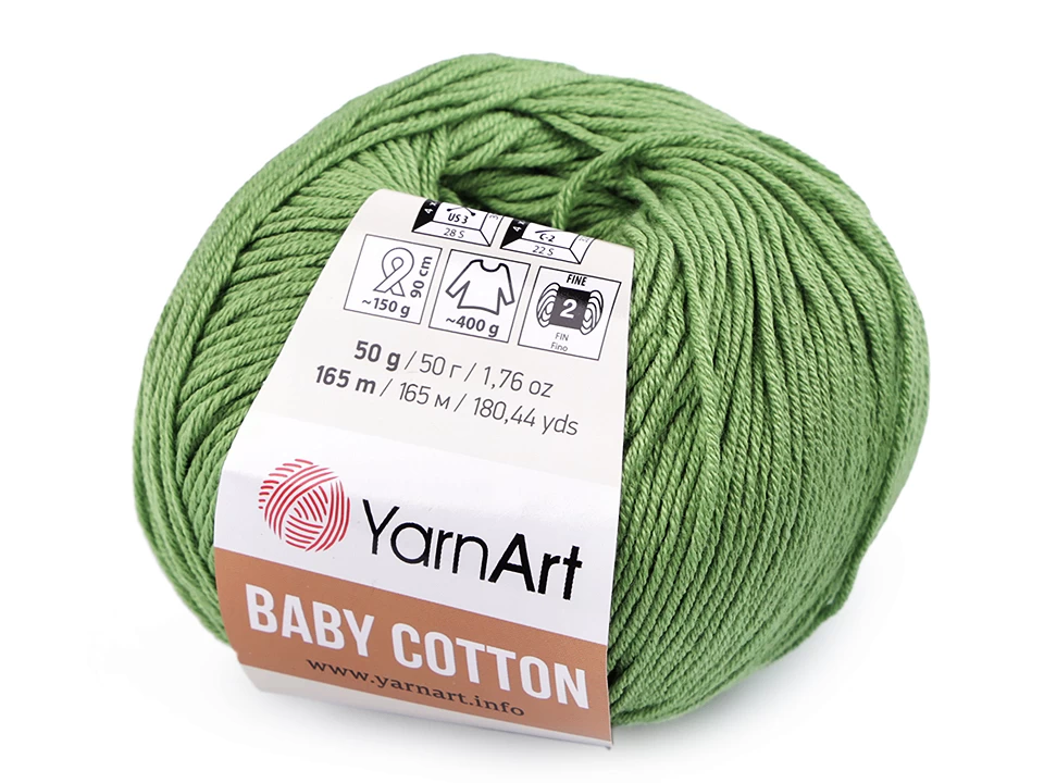 Pletacia priadza YarnArt Baby Cotton 50g