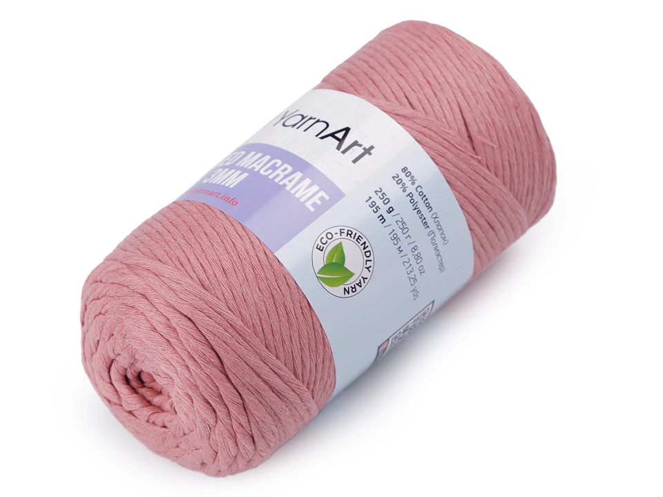Pletacia priadza YarnArt Twisted Macrame 250g