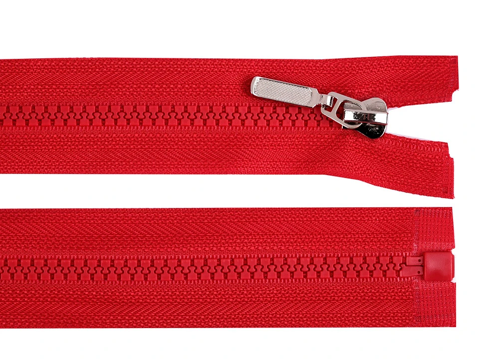 Kostený zips No 5 dĺžka 90 cm s ozdobným jazdcom-1ks