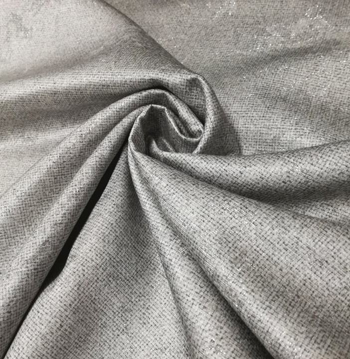 STRIEBORNÝ MRAMOR LUREX NA ŠEDEJ- OBOJSTRANNÁ POŤAHOVKA