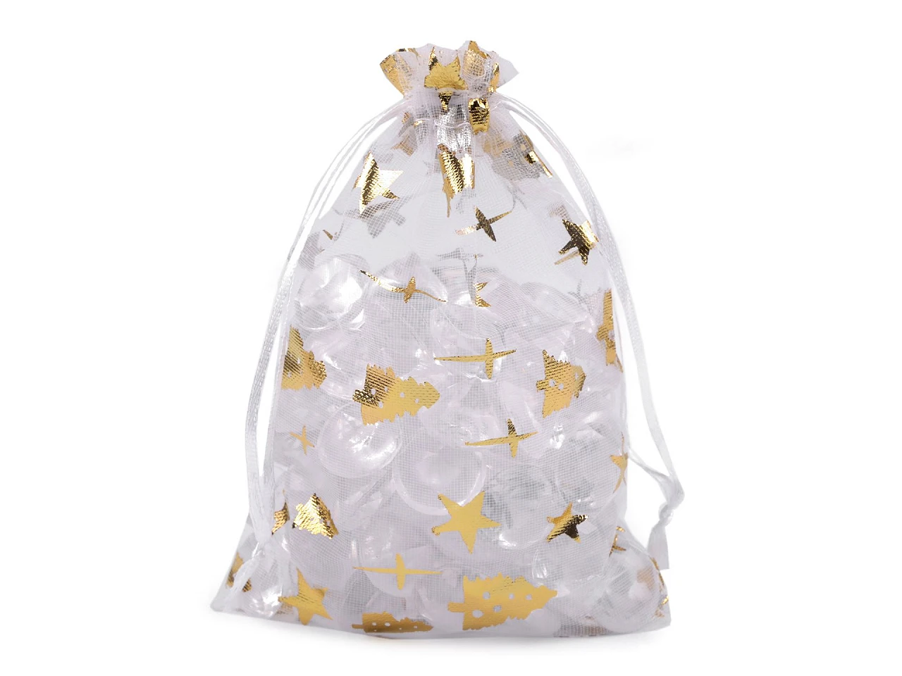 Darčekové vrecúško 10x14,5 cm organza - 5 ks