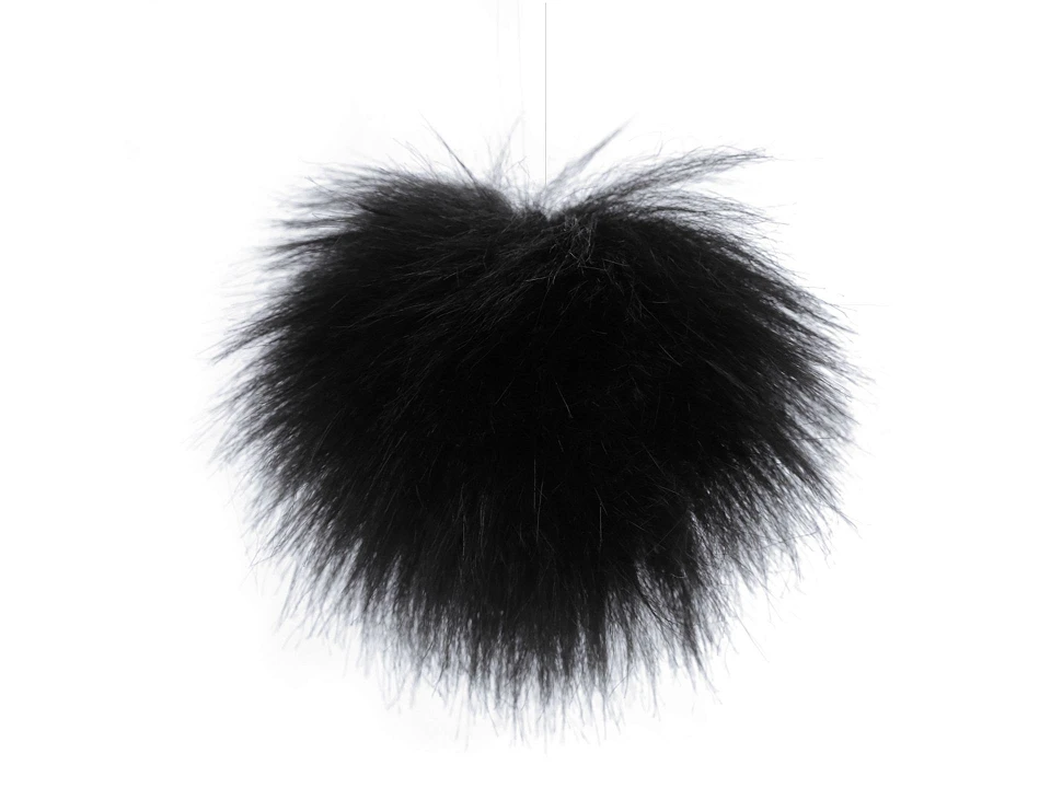 Kožušinový brmbolec s pútkom Ø8 cm