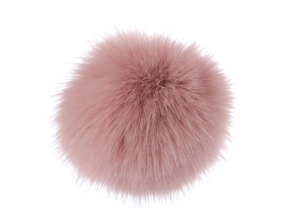 Kožušinový brmbolec s pútkom Ø14 cm-1ks