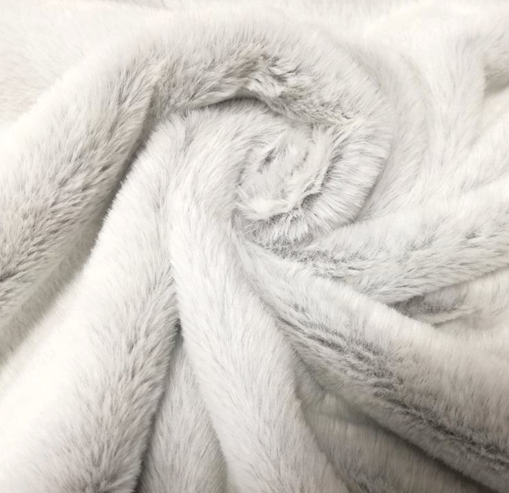 UMELÁ KOŽUŠINA RABBIT MELANGE ŠEDÁ