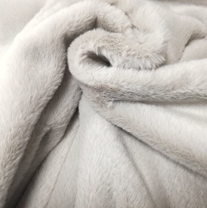 UMELÁ KOŽUŠINA RABBIT "STRIEBORNÁ"