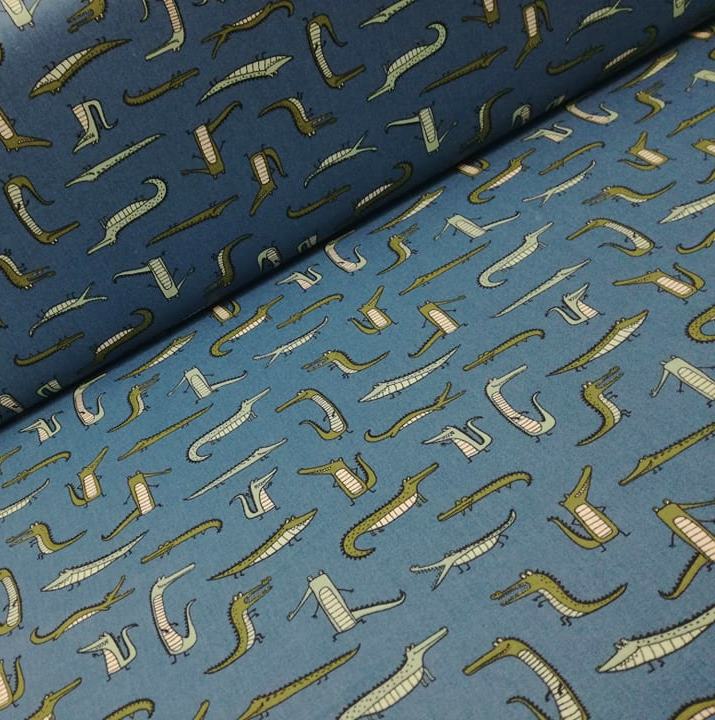 KROKODÍLY NA MODREJ BAVLNE