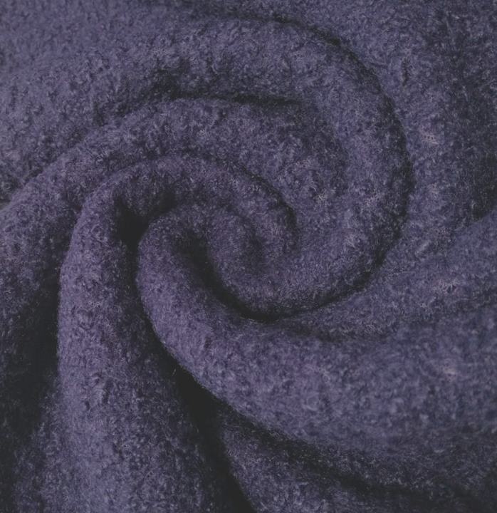 KABÁTOVINA BOUCLE FIALOVÁ