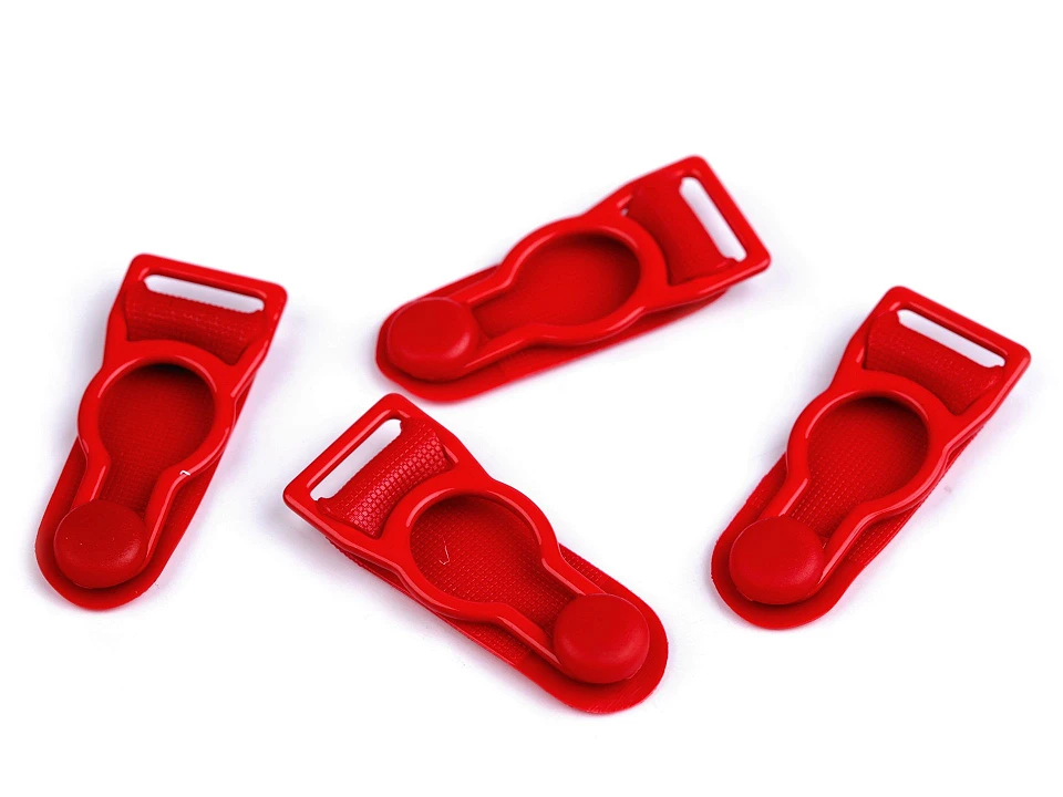 Velvety kovové - podväzkové zapínanie šírka 10 mm-4ks