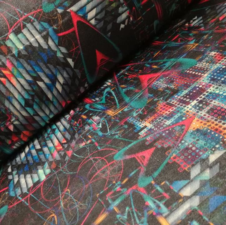 UMELÁ KOŽUŠINA MULTICOLOR- DIGITÁLNA POTLAČ