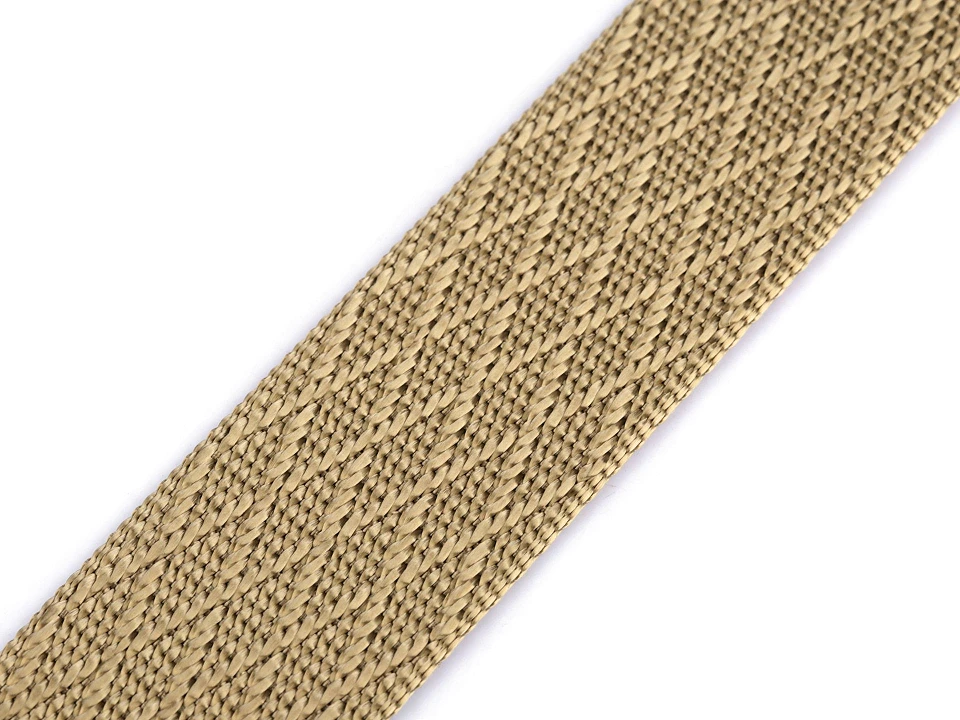 Obojstranný popruh lesklý šírka 38 mm-1m
