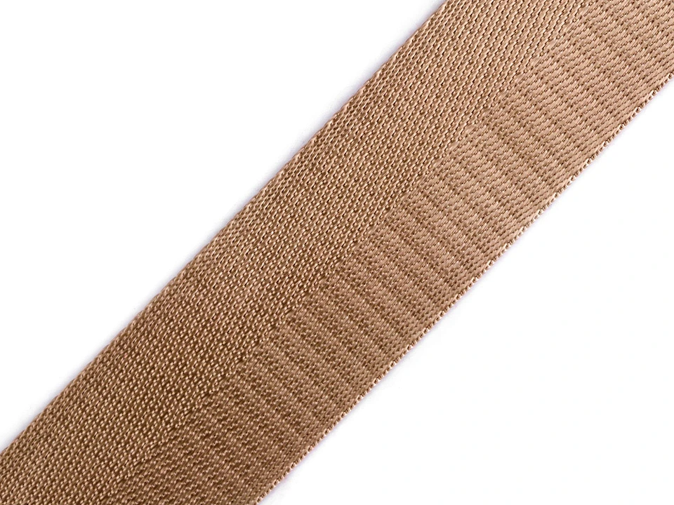 Hladký obojstranný popruh s leskom šírka 38 mm-1m