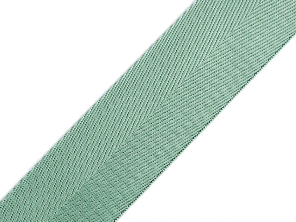 Hladký obojstranný popruh s leskom šírka 38 mm-1m