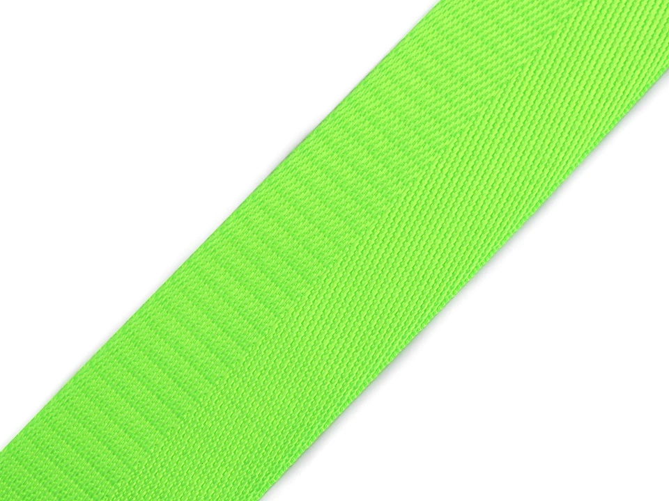 Hladký obojstranný popruh s leskom šírka 38 mm-1m