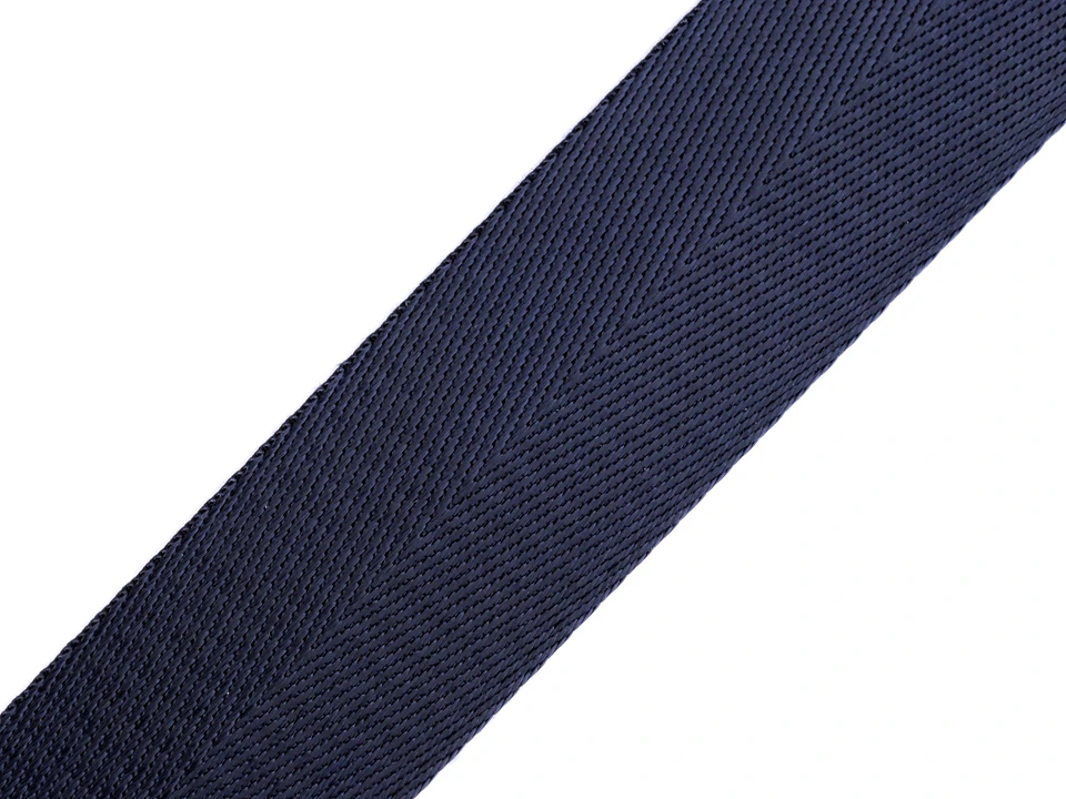 Hladký obojstranný popruh s leskom šírka 38 mm-1m