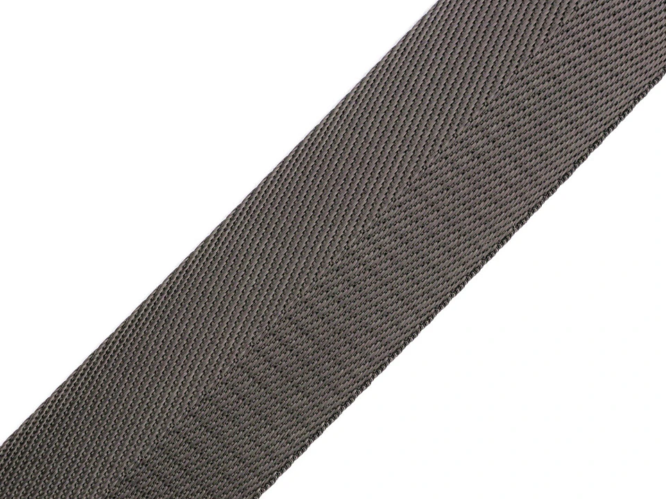Hladký obojstranný popruh s leskom šírka 38 mm-1m