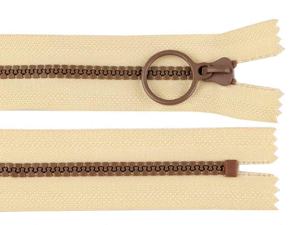 Kostený zips farebný No 5 dĺžka 20 cm