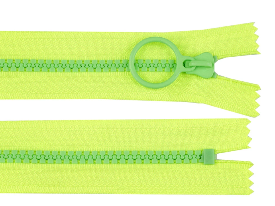 Kostený zips farebný No 5 dĺžka 20 cm