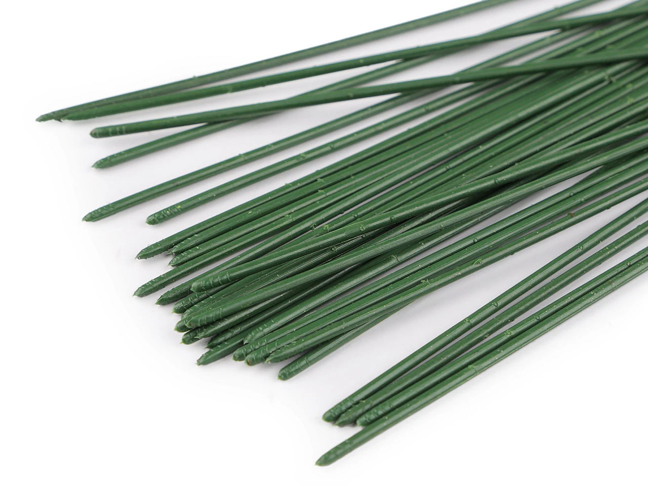 Floristická plastová stonka / drôt dĺžka 20 cm- 30ks