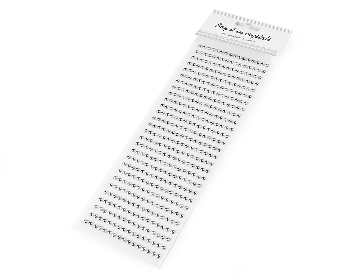 Samolepiace perly na lepiacom prúžku Ø5 mm