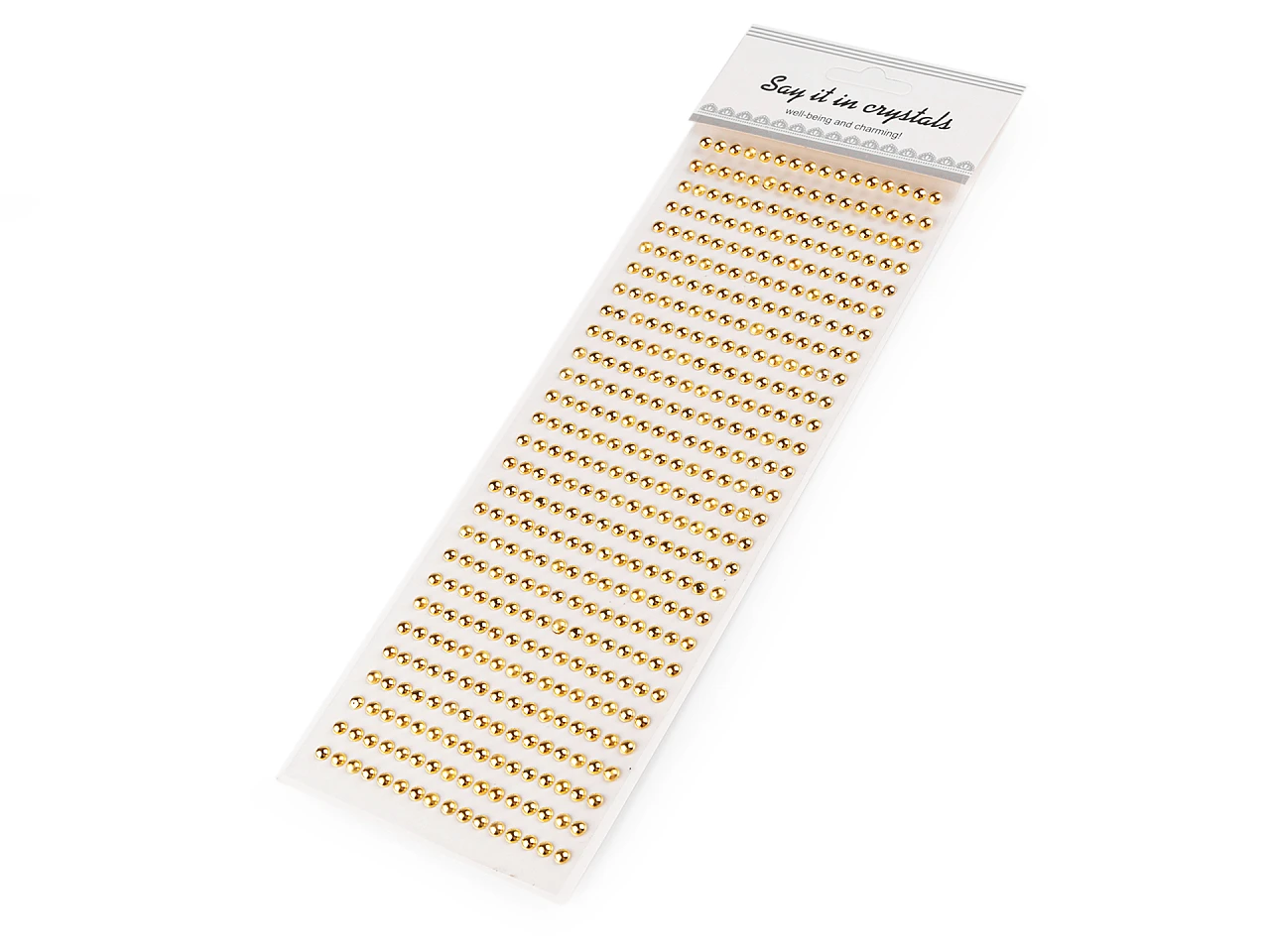 Samolepiace perly na lepiacom prúžku Ø5 mm