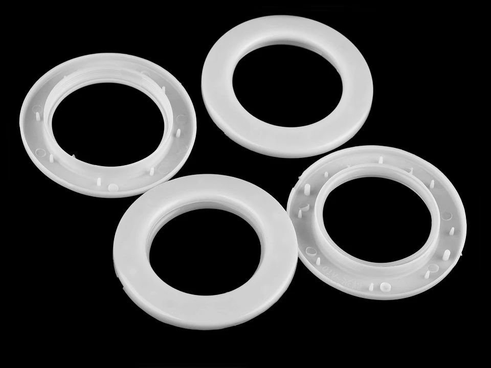 Priechodka zacvakávacia vnútorná Ø42 mm / na záclony a závesy- 10sád